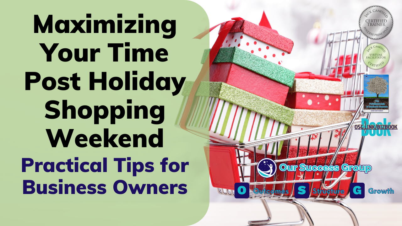 Maximizing Your Time Post Holiday Shopping Weekend: Practical Tips for Business Owners